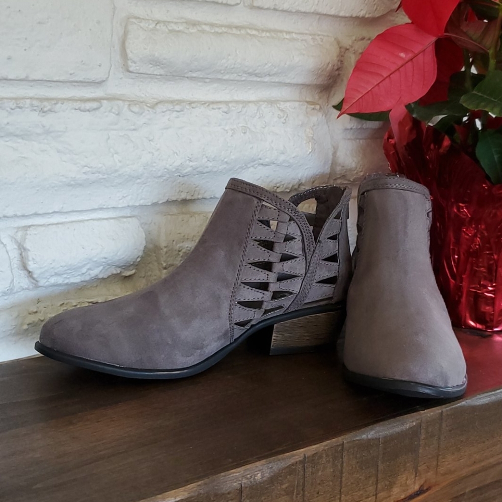 Gray Booties 8.5